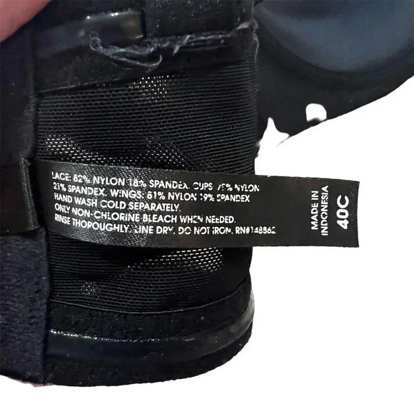 Torrid Curve Strapless Push-Up Bra 40C Black Leopard Print Lace - Picture 10 of 14